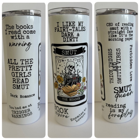 Smut Reader 20oz Skinny Tumbler - Picture 1 of 4
